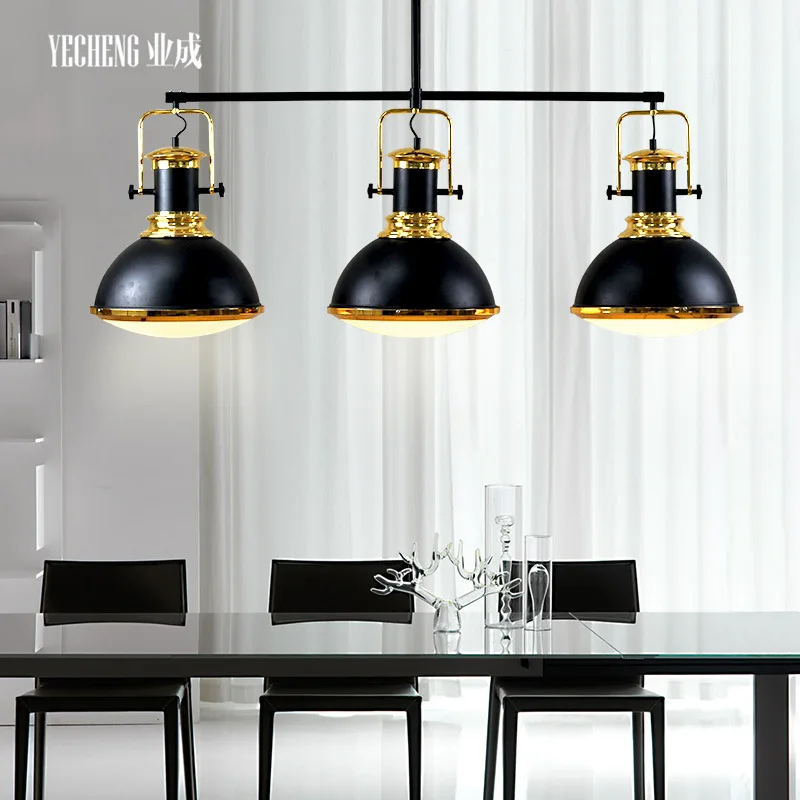 

Scandinavian Minimalist Glorious Restaurant Pool Table Chandelier Retro Creative Living Room Bar Counter Three Head Bar Counter