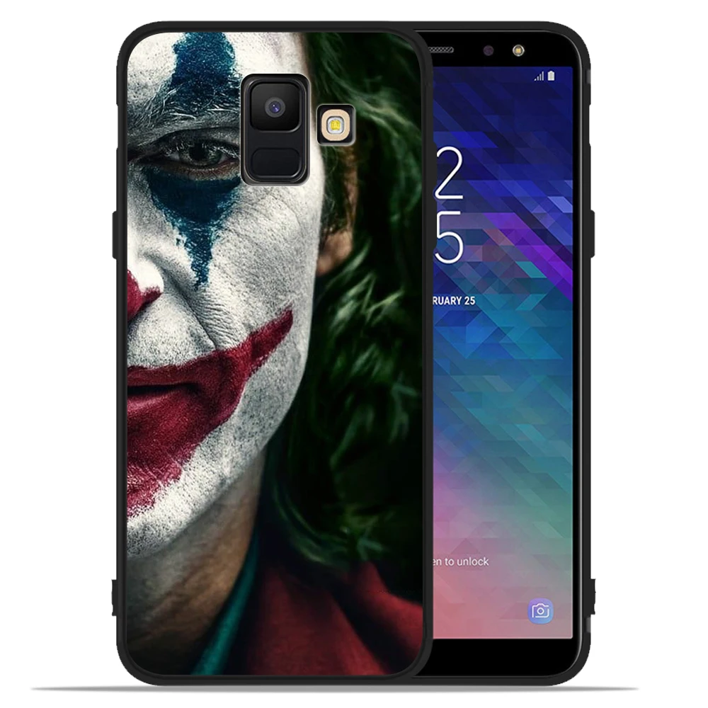 Джокер клоун плохой человек чехол для телефона для samsung Galaxy J8 J2 J4 J6 Plus J3 J5 J7 черный чехол Etui