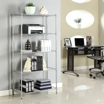 

3-Shelf Bookcase Book Shelves 4-Shelf Bookshelf Storage Bin Books Display Shelving Unit Organizer 5-Shelf Storage Shelves
