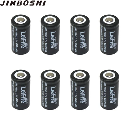 12 шт. 3,7 в CR123a перезаряжаемая литий-ионная батарея CR 123A 650 мАч 16340 батарея+ 18650 16340 зарядное устройство для фонарика - Цвет: 8X  Battery