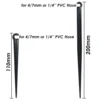 SPRYCLE 50-1000PCS Garden Drip Irrigation 1/4" Support Stake Fixed Stems Holder 11cm 20cm Fit 4/7mm Hose Pipe Inserting Ground 3