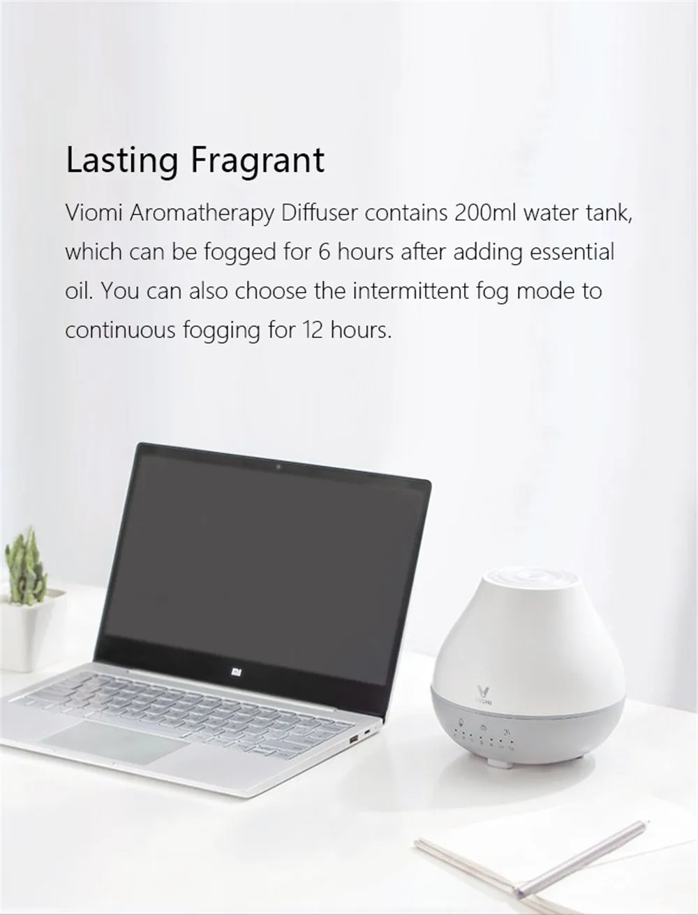 Xiaomi Viomi ароматерапия диффузор Dustfall Mute Ароматерапия Увлажнитель воздуха для дома спальни увлажнитель очиститель масла диффузор