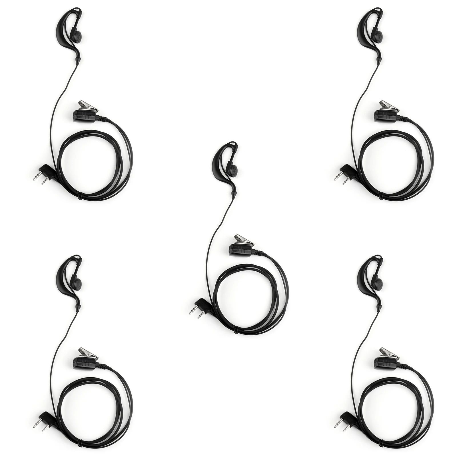Artudatech 2Pin гарнитура наушник микрофон для HYT TYT BAofENG UV5R 888S KENWOOD TH D7 F6 22
