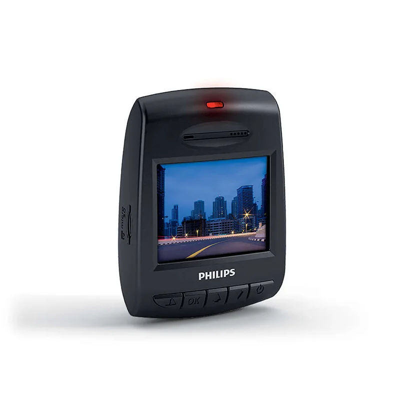 PHILIPS ADR610, автомобильный видеорегистратор,качество записи Full-HD(1920x1080p