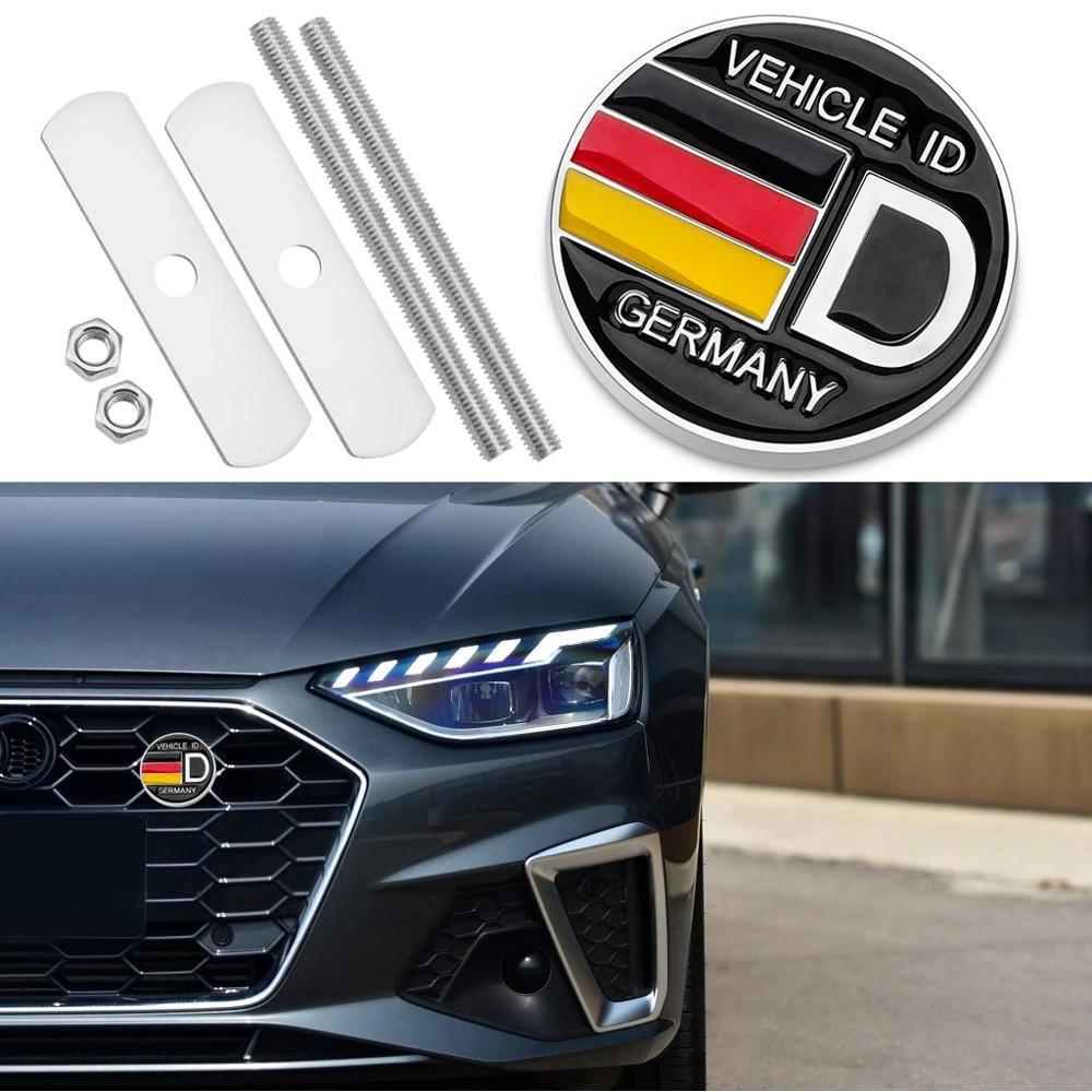 Car Grill Germany Flag Logo Decor For Mercedes Benz Amg Bmw Audi Sline Volkswagen Golf Opel Deutsch Badge Nameplate Car Tuning Racing Grills Aliexpress
