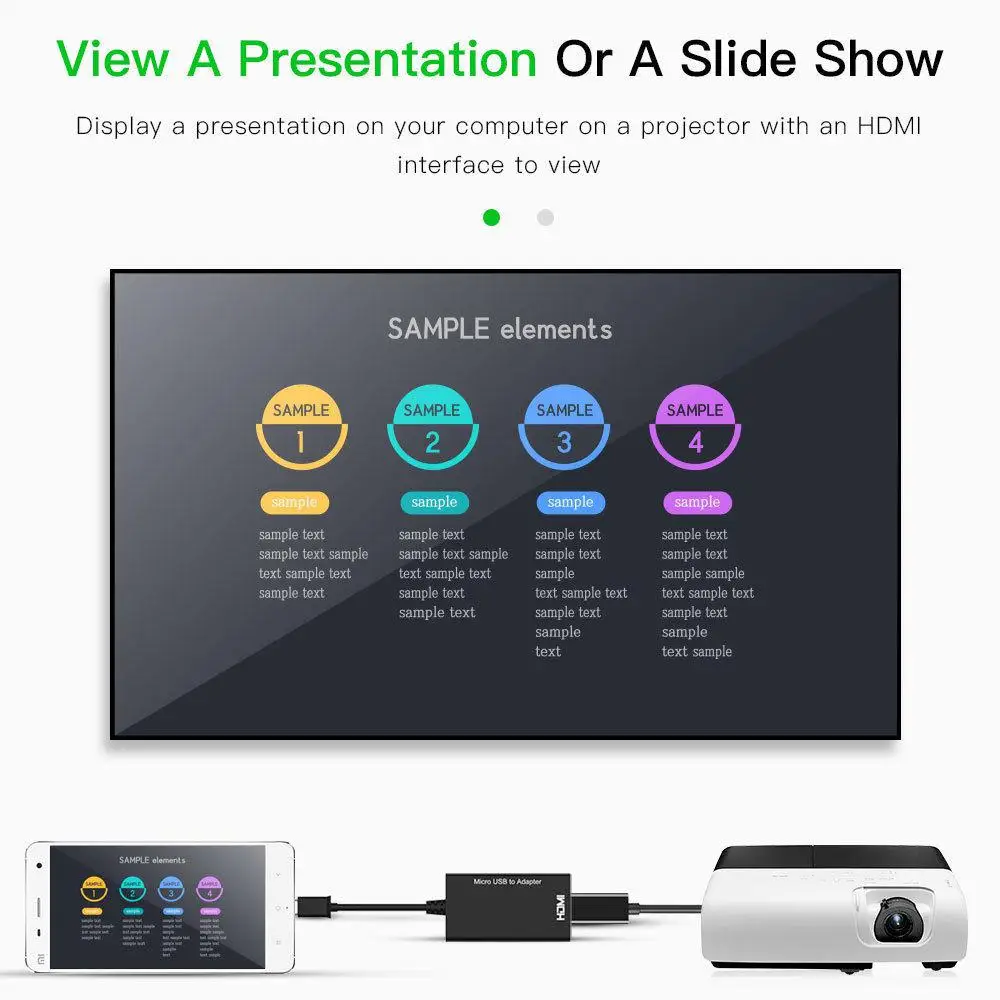 Для type C и Micro USB к HDMI адаптер цифровой видео аудио конвертер Кабель HDMI разъем для ноутбука телефон с MHL порт R5