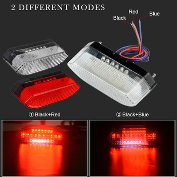 

30-LED Universal Motorcycle Brake Lamp License Plate Light Taillight Smoke Lens Motorcycle Accessories LED Tail Light