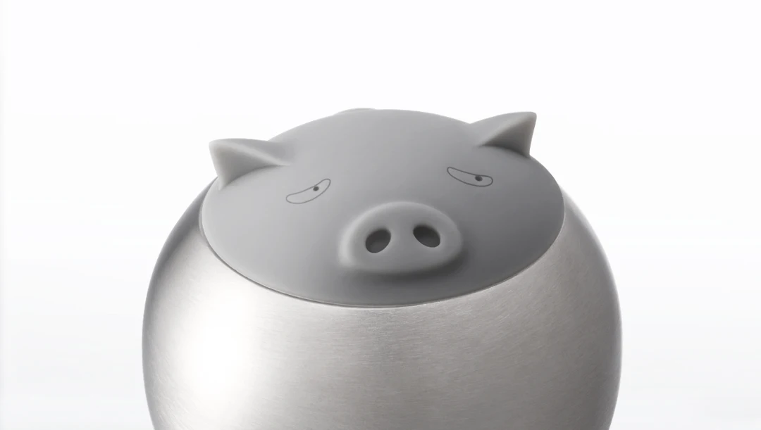 Xiaomi Mijia Circle Joy Round Pig креативный открывалка для пивных бутылок Серебряная прекрасная форма легкое открытие и различные функции