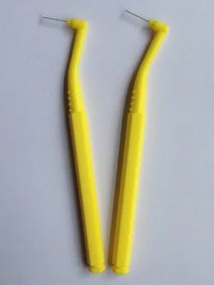 치아 브러시 치아 양치용 교정용 칫솔 L 사이즈 0.7 - 1.5mm 스테인리스 스틸 와이어 브러시 치아용