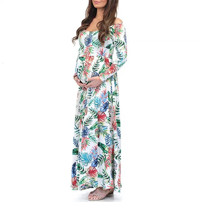 Костюм-платье, одноцветное, с длинным рукавом, на одно плечо, фотография, портрет для женщины, длинное, Пляжное Платье для беременных, ropa mujer invierno