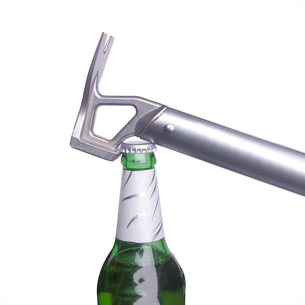 

Tent Hammer Lightweight Aluminum Handle Stainless Steel Hammer Outdoor Mountaineering Camping Tent Nail Puller