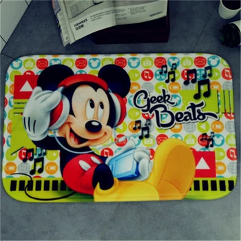 

Disney cartoon mat Mickey Minnie children carpet super soft sponge absorbent pad bathroom mat Kitchen bedroom living room