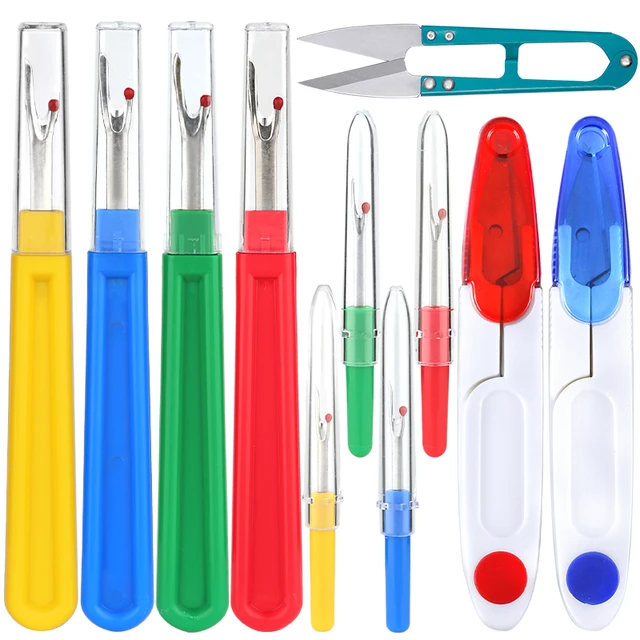 Sewing Seam Rippers, 3 Pcs Seam Rippers Portable for DIY