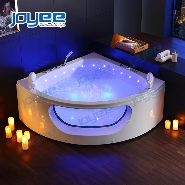 Free Standing Massage Bathtub with Hidden LED Jets - China Waterfall Massage  Bathtub, Massage Bathtub