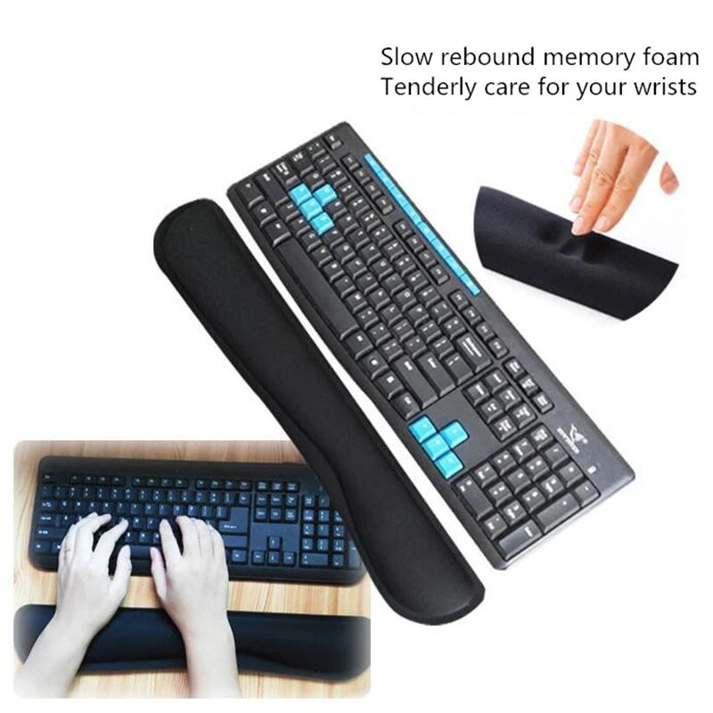 Коврик для мыши, хлопковая клавиатура с памятью, коврик для рук, расслабляющий коврик для мыши, эргономичный Настольный коврик для компьютера, ПК