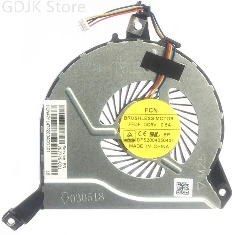 LAPTOP FAN For HP Pavilion 14-V 14-V028TX 15-V 15-P 15-K 17-F TPN-Q139 TPN-Q140 TPN-Q143 CPU Cooling Fan 767712-001 767776-001 | Компьютеры