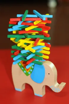 

Balance Tolerance Training for Balanced Baby with Elephant Balance Beam Colored Bars