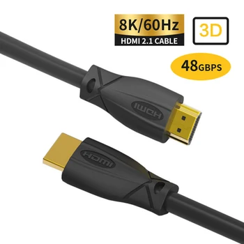 

8K HDMI 2.1 Cable 8K/60Hz 4K/120Hz 48Gbps HDCP2.2 HDMI Cable Cord for PS5 PS4 Splitter Switch Audio Video Cable 1M 1.5M 2M 2.5M