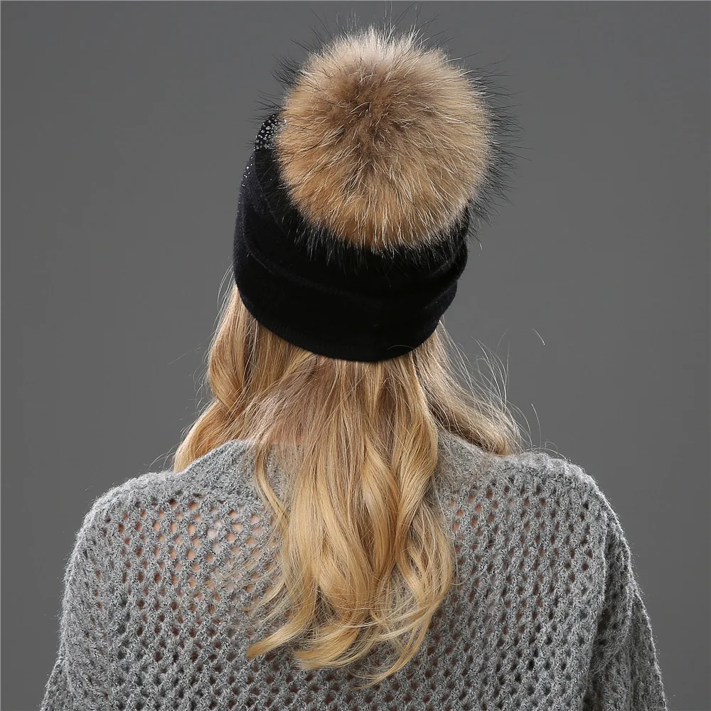 women winter hats women beanie autumn women Winter hat woman bean hat wool stick drill Female scorpion hair ball