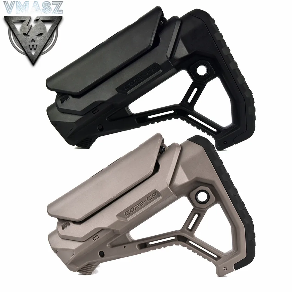 VMASZ Gl-Core style сток для AEG Airsoft Mil-spc GBB темно-серебристый