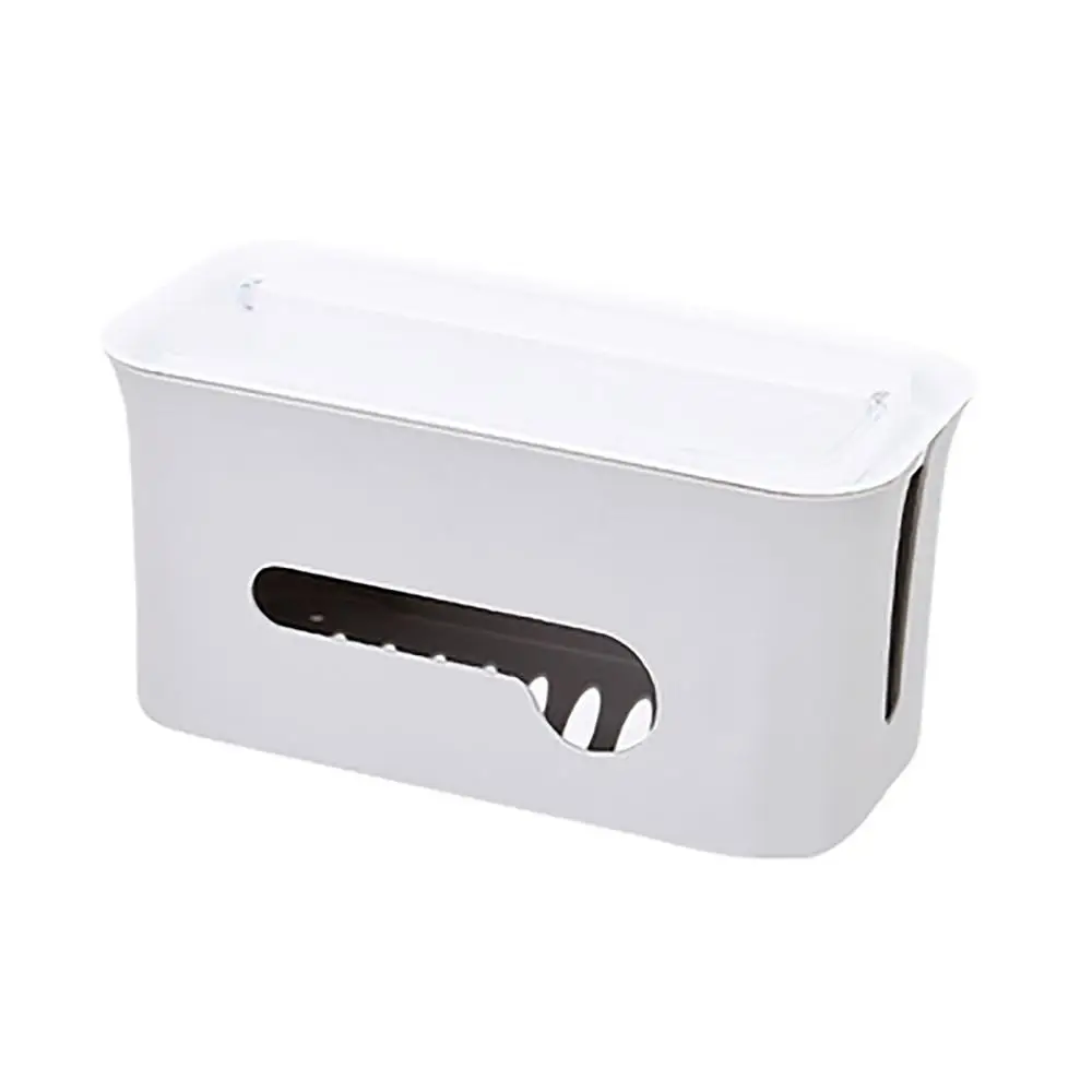 Маршрутизатор коробка для хранения вставной платы шнур питания отделочная коробка Бытовая вилка розетка зарядное устройство Скрытая коробка - Цвет: Цвет: желтый