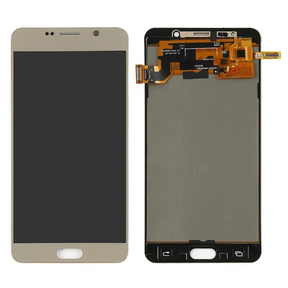 Для samsung Galaxy Note 5 lcd N920 N920F N920P N920A N920C ЖК-дисплей с сенсорным экраном дигитайзер Замена для samsung Note 5 lcd - Цвет: Gold without tools