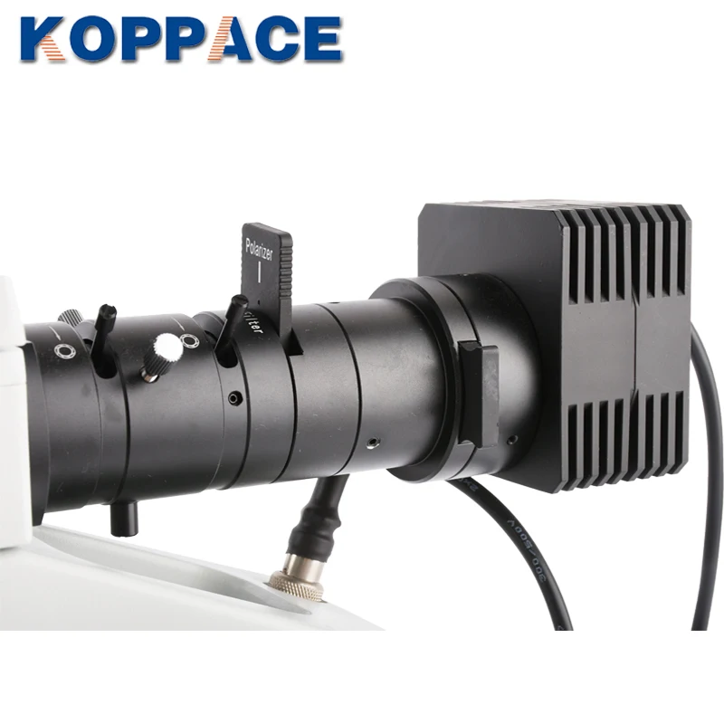 Тринокулярный металлургический микроскоп KOPPACE 50X 500X 18 миллионов пикселей USB3.0