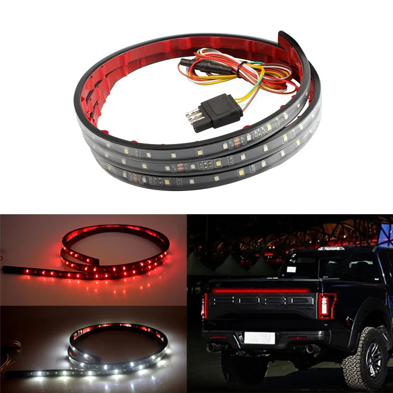 

150cm LED Tailgate Light Bar Strip for LED 12V 22W Taillight with Running Brake Turn Signal Lamp for Jeep Pickup SUV Dodge