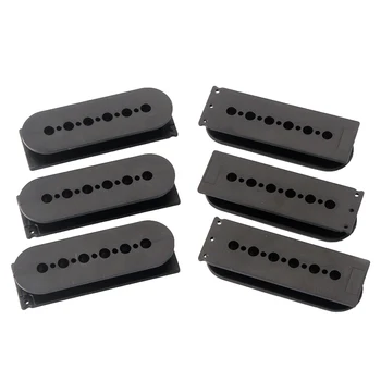 

6pcs Pickup Cover 6 String Humbucker Cover for Guitar Musical Instrument Bass pickup cover