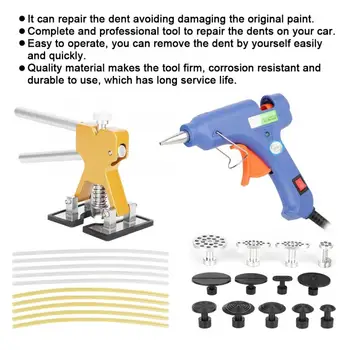 

removing dents Car Dent Paintless Removal Tool Puller 100-240V Glue Gun Professional Repair Kit dent puller