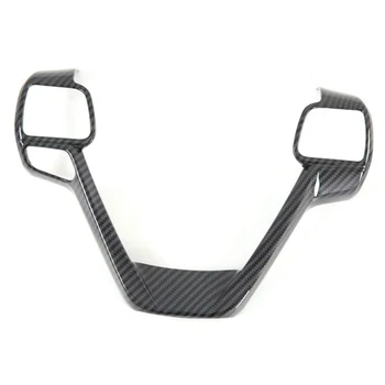 

Carbon Fiber Steering Wheel Cover Trim Fit Frame Sticker Decorative Panel Car Accessories for Toyota Sienna 2016-2020