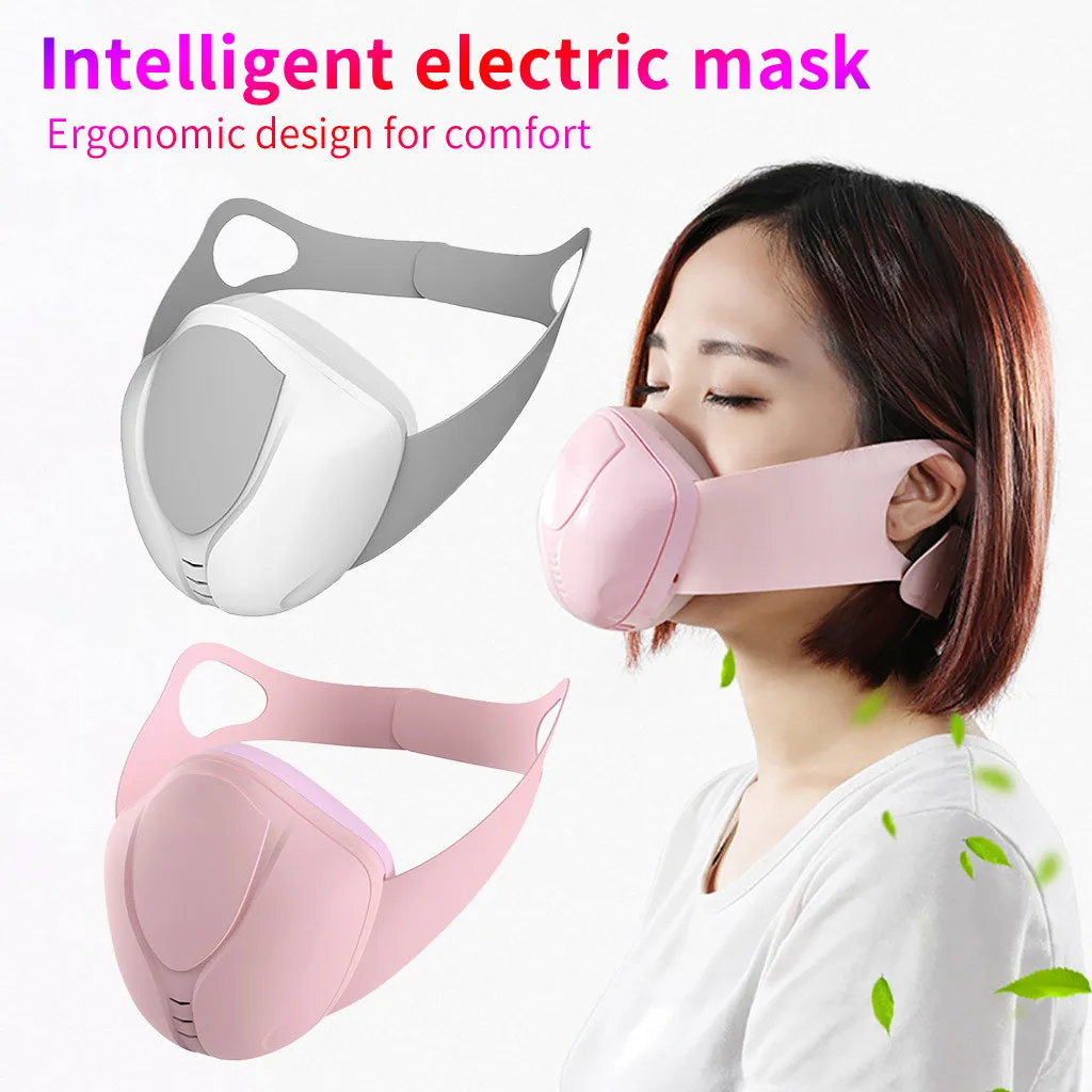 

Electric Mask Respirator with Activated Carbon Filter Purifying Dustproof PM2.5 For Outdoor Safety Riding Mask Fast Shipping