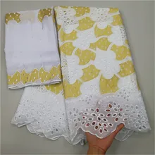 Tissu африканская кружевная ткань швейцарская вуаль кружево высокое качество нигерийское швейцарское сухое кружево с камнями парчовая ткань 5+ 2 ярдов/партия