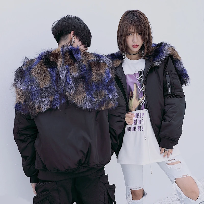 Модное манто Homme Hiver Winterjas Heren куртка с меховым воротником из искусственной замши Мужская Зимняя Толстая Мужская Шуба мотоциклетная мужская куртка