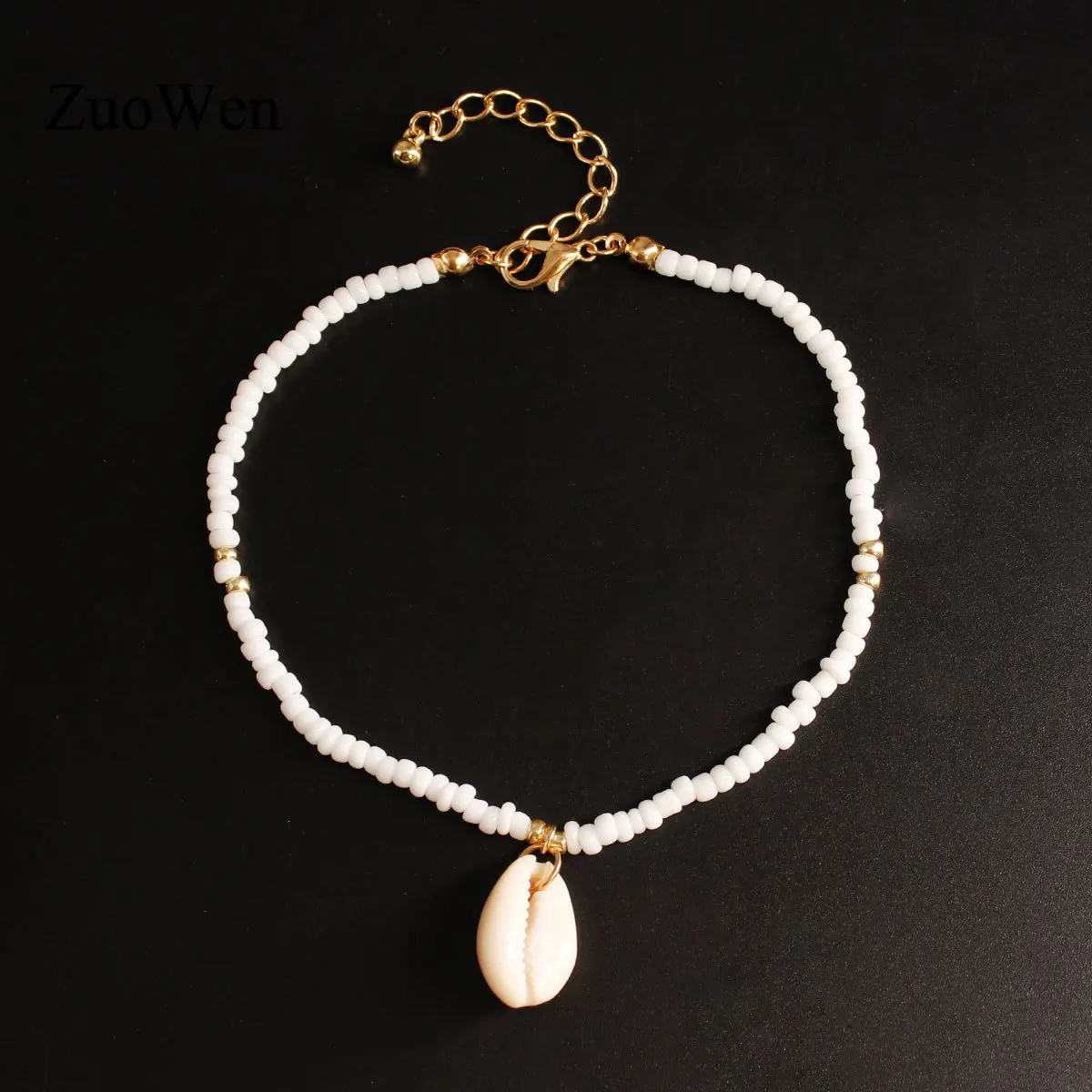 Bohemia White Seed Beads Foot Leg Ankle Bracelet Handmade Beaded Ocean Beach Natural Shell Anklets For Women Beach Jewelry K249 Bohemia White Seed Beads Foot Leg Ankle Bracelet Handmade Beaded Ocean Beach Natural Shell Anklets For Women Beach Jewelry K249