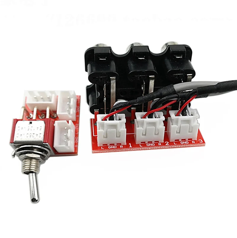 Audio Signal Switch Board AV RCA Dual Channel Signal Selector Switching Board