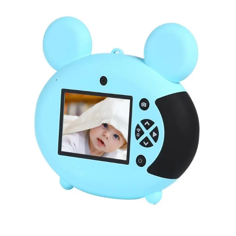 Mini Kids Cute DIY 2 дюйма 8MP 1080P Цифровая камера Встроенная перезаряжаемая батарея фронтальная линза 1243 17# объектив автоспуска 0308 5,5