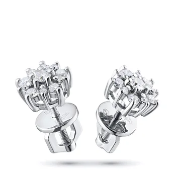 

White Gold pouches with diamonds