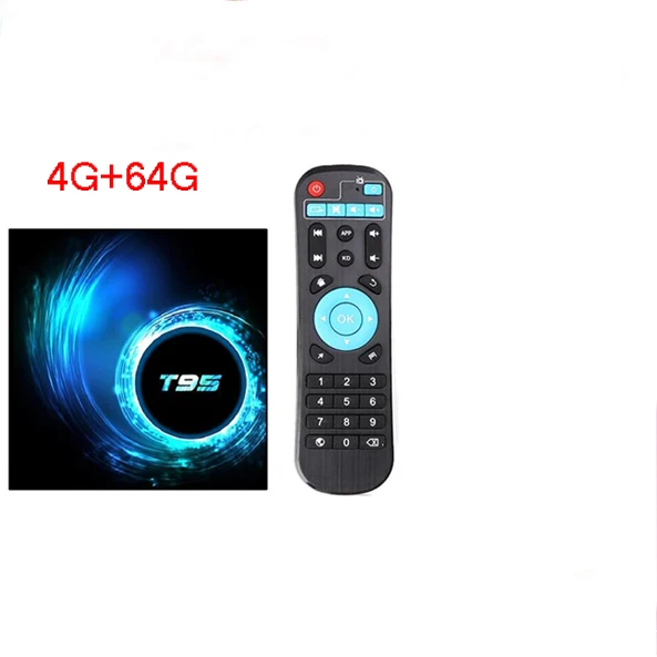 T95 H616 Android 10 Smart tv BOX Allwinner медиаплеер Wifi беспроводной 4G 64G Google Store Поддержка 3D Moive 6K HD видео ТВ плеер - Цвет: 4G 64G