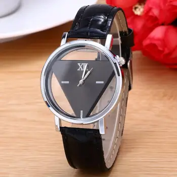 

Fashion Lovers Watch Women Mens Unique Hollowed-out Triangular Dial Quartz Watch Men Sports Wrist Ladies Watches Couple Gifts