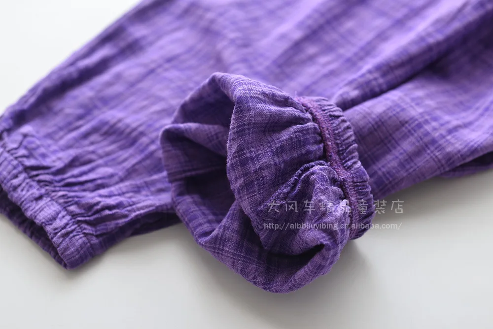 0421-07 Childrenswear Summer New Style Soft And Comfortable Girls Multi-color Elastic Waist Anti Mosquito Pants