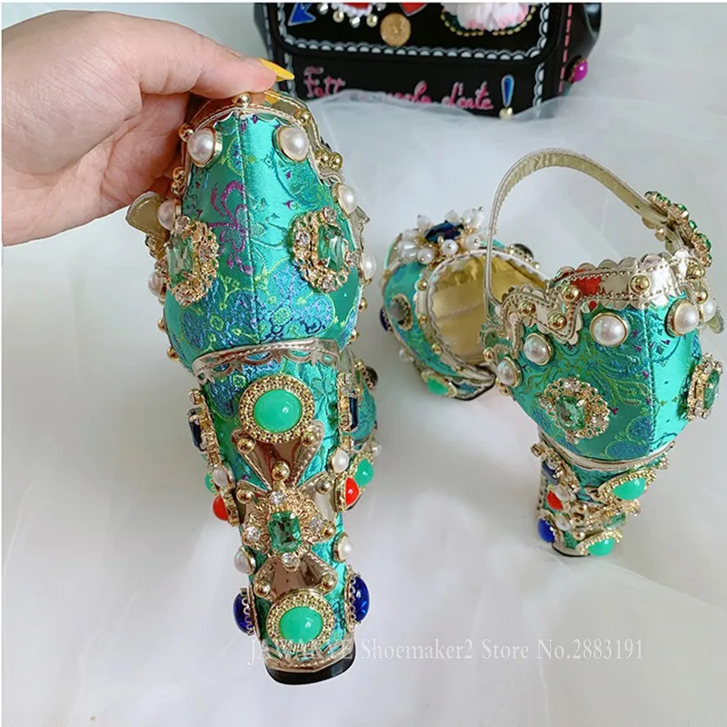 Luxury-Green-Satin-Baroque-Platform-Sandals-Women-Peep-Toe-Rhinestone-Diamond-High-Heel-Shoes-Woman-Fashion (4)