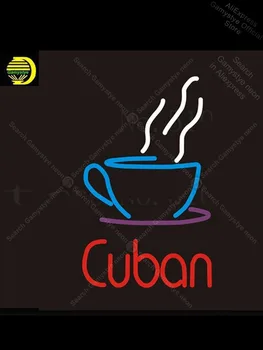 

NEON Sign Cuban Real GLASS Tube Cat feces coffee Drink Bar PUB Restaurant Sign Advertise Neon Money Exchange Sign Net Bar Sign