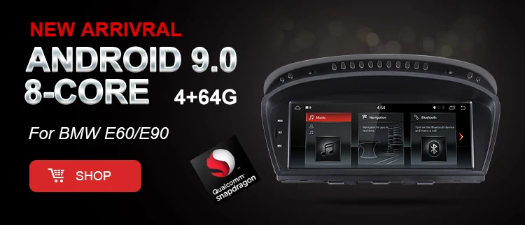 Cheap EBILAEN  Android 9.0 Car DVD Radio Auto Player for BMW 5 series E60 E61 E62 E63 3 series E90 E91 CCC/CIC Navigation Multimedia 0