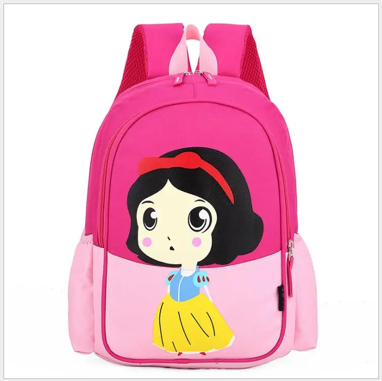 cheap Fashion Pink Purple Princess Backpack Cartoon School Bags for Kids Girls Children Elementary Primary School Book Bag Mochilas