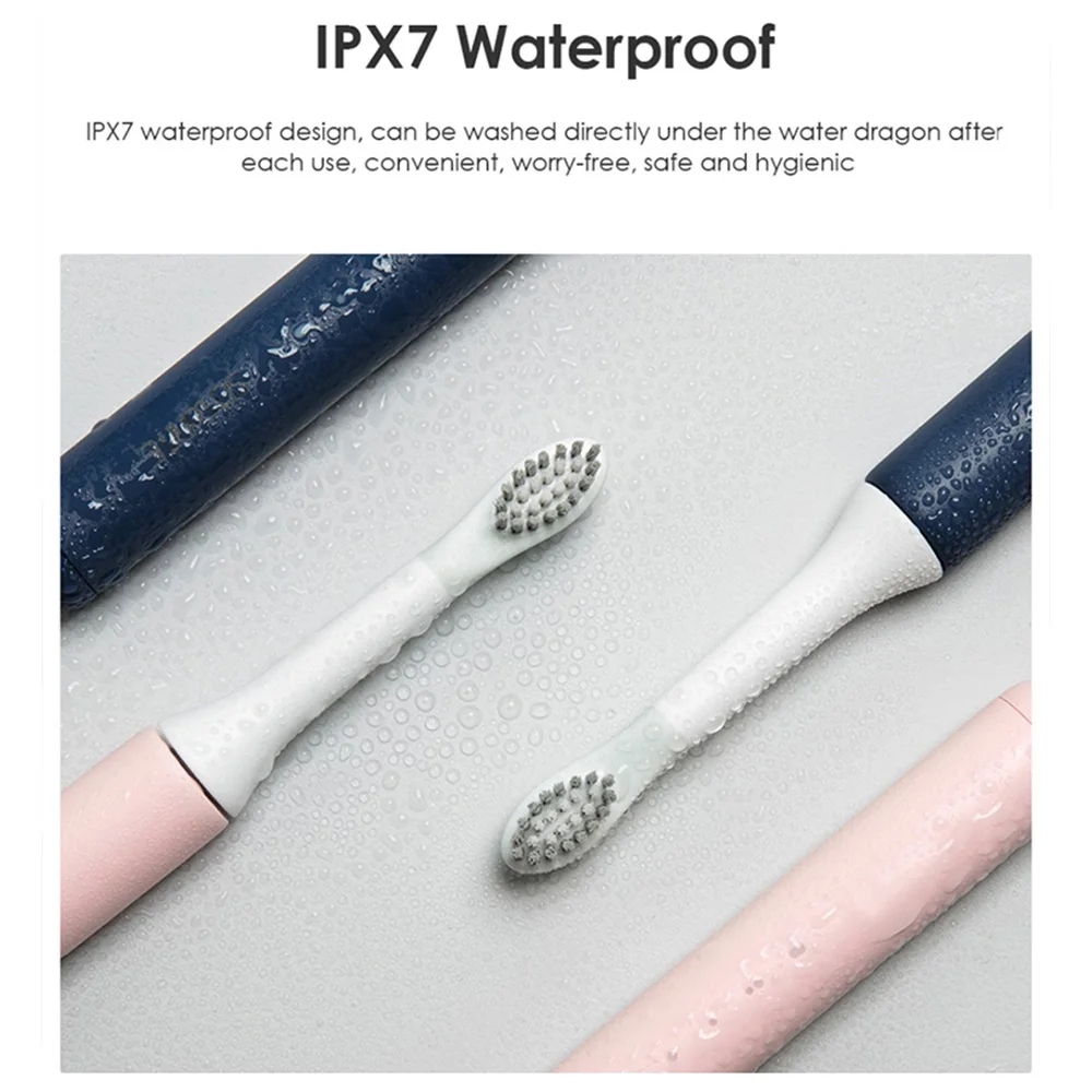 SO WHITE PINJING EX3 Sonic Electric Toothbrush for Xiaomi Mijia Ultrasonic Automatic Tooth Brush Rechargeable Waterproof SO WHITE PINJING EX3 Sonic Electric Toothbrush for Xiaomi Mijia Ultrasonic Automatic Tooth Brush Rechargeable Waterproof