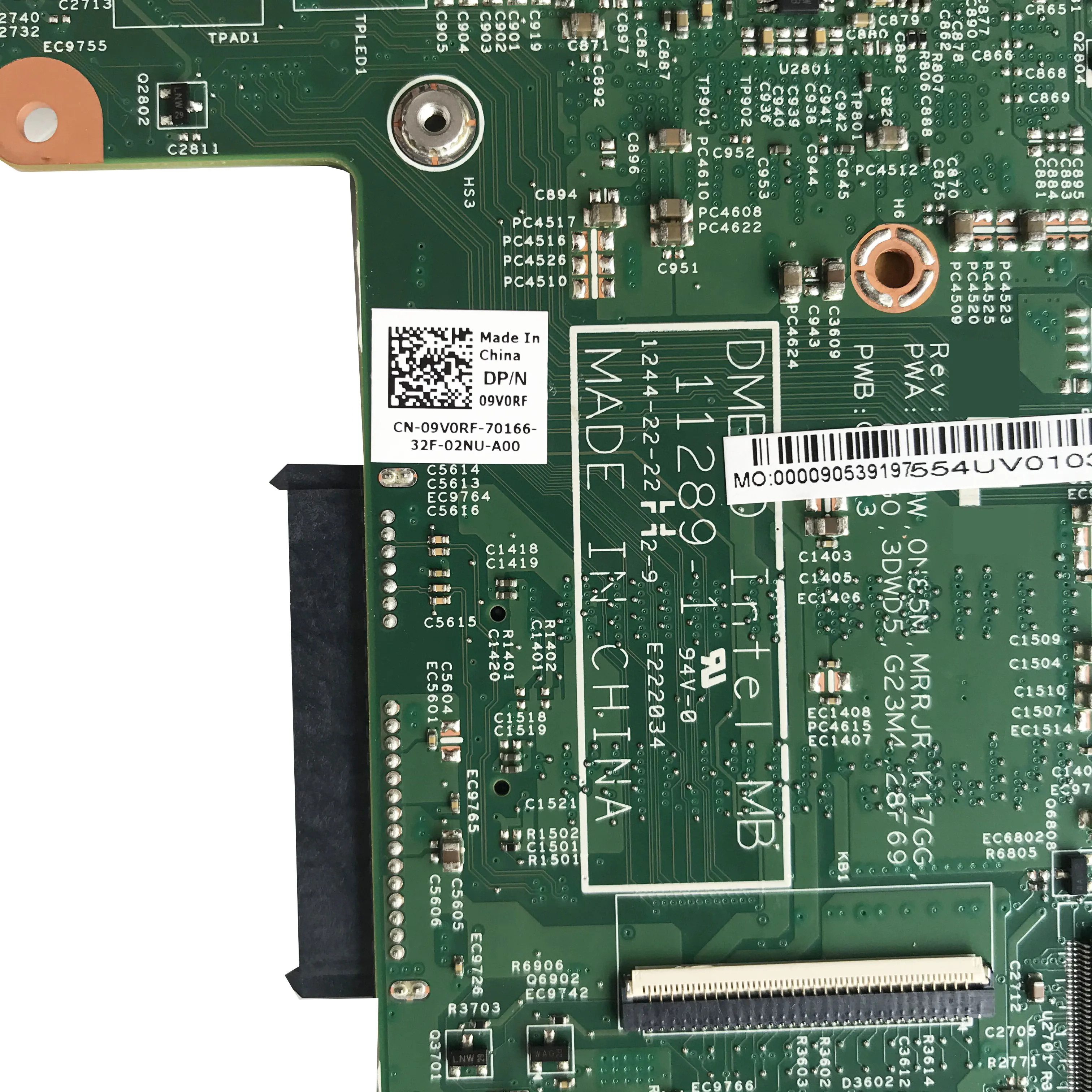 Для DELL 5423 материнской платы ноутбука CN-09V0RF 09V0RF 9V0RF i3-3227U Процессор HM77 DDR3