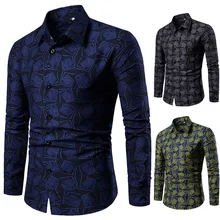 Shirts Men Single Breasted Patterned Long Sleeve Charming Blouse Mens Shirt New Arrival Males Clothing Hot Sale Tops Fashion Shirts Men Single Breasted Patterned Long Sleeve Charming Blouse Mens Shirt New Arrival Males Clothing Hot Sale Tops Fashion