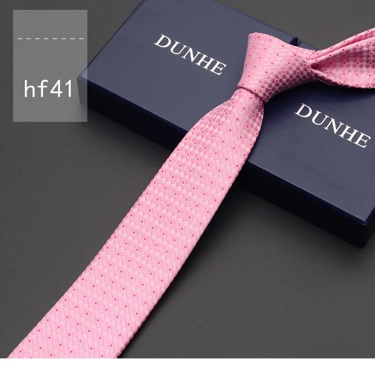High Quality Fashion New Silk Formal Wedding Ties for Men Tie slim 6cm Necktie Designers Casual Neck Tie with Gift Box