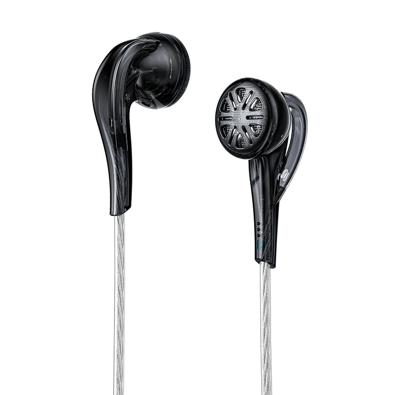 FIIO EM5 Beryllium-coated Dynamic Driver Flat-head Earphone IEM with 2.5/3.5/4.4mm Twist-lock Swappable Plugs Bass-enhancing | Электроника